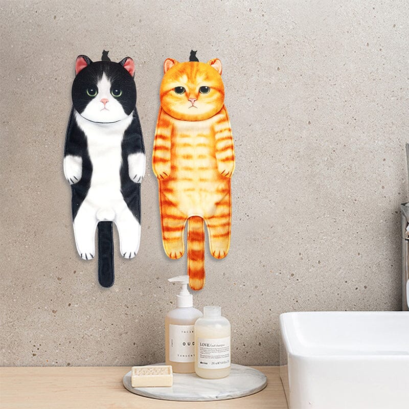 😺Cute Cat Hand Towel🐾