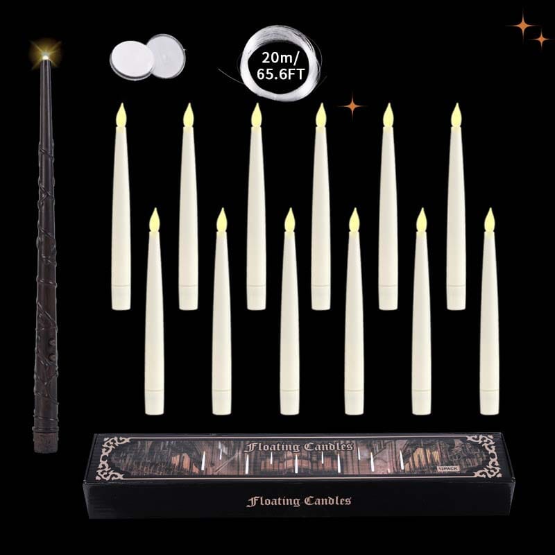 Flameless Taper Floating Candle Lights