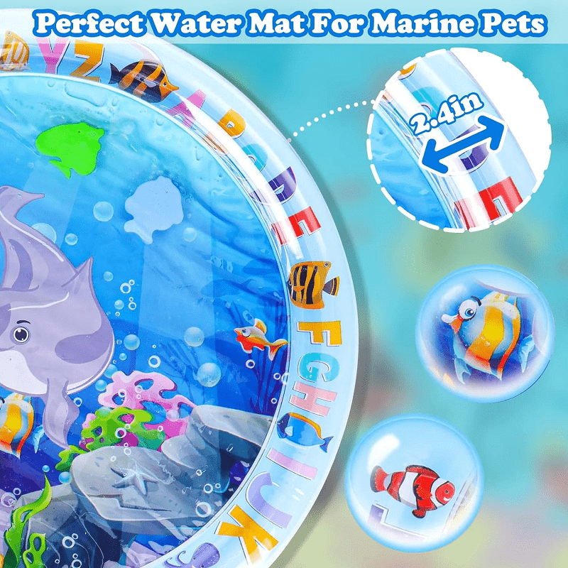 Inflatable Water Mat For Babies, 66*50cm