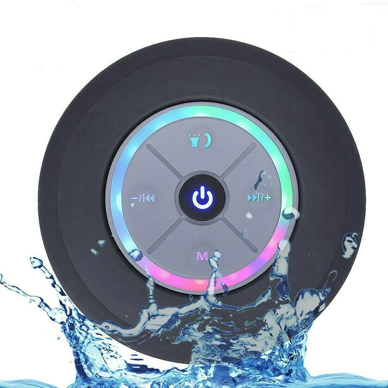 Waterproof Bluetooth Speaker with LED Lights