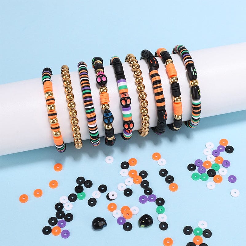 Halloween Themed Beads Bracelet