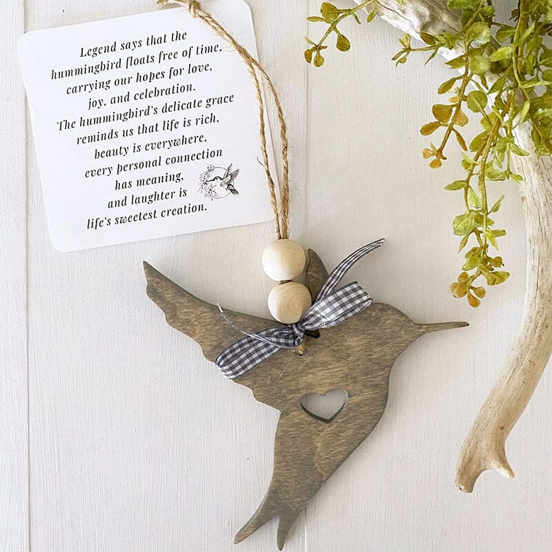 Inspirational Cardinal Wood Hanging Ornament