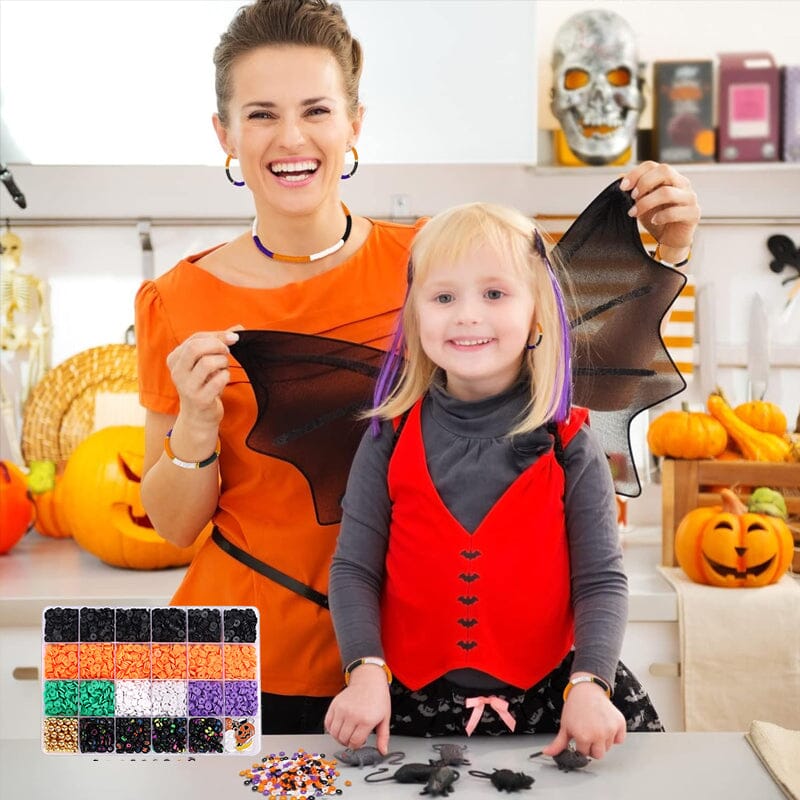 Halloween Themed Beads Bracelet