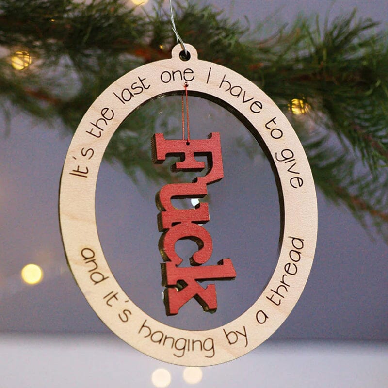 Funny Christmas Ornament