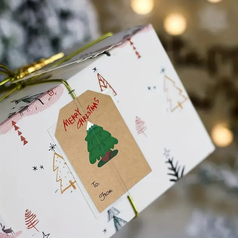 250pcs/roll Christmas Decoration Stickers