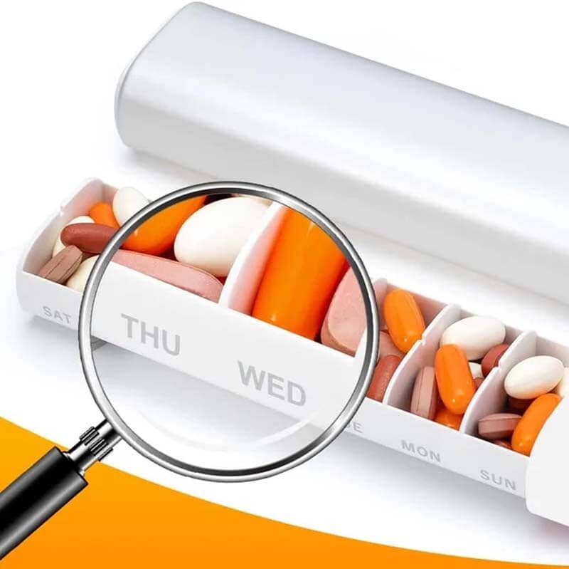 Travel Weekly Pill Organizer