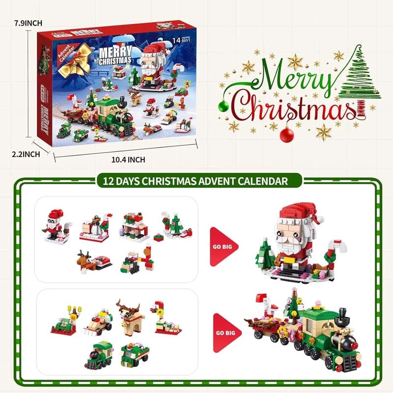 2024 Christmas Building Blocks Gift Box