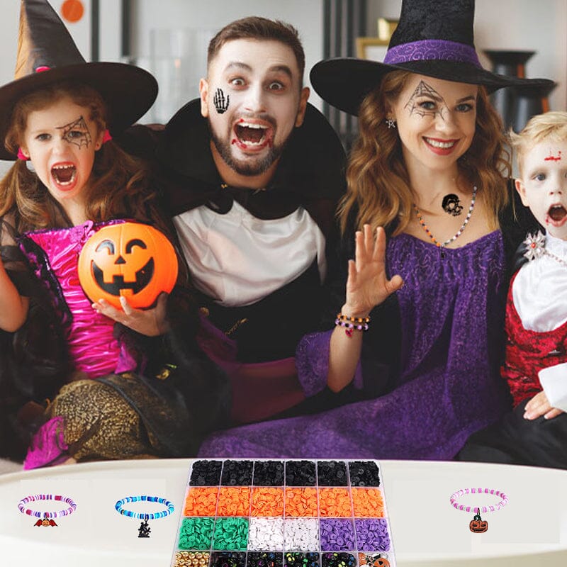 Halloween Themed Beads Bracelet