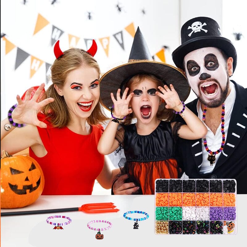 Halloween Themed Beads Bracelet