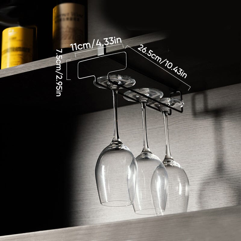 Under Cabinet Wine Glass Holder