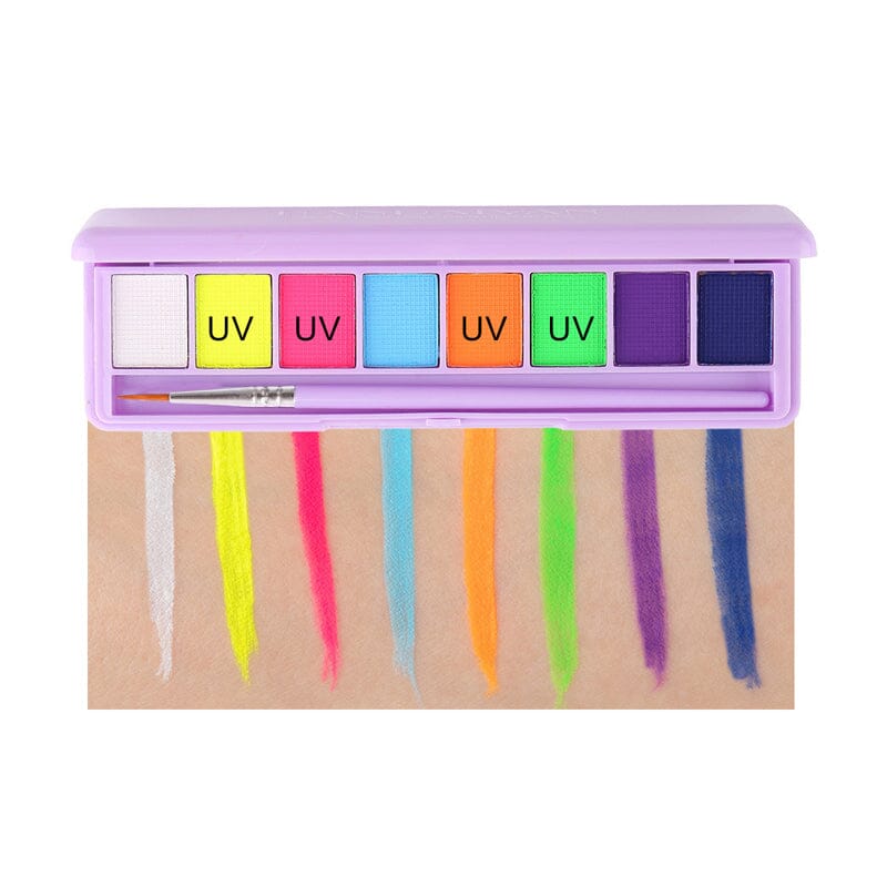 Water-Soluble Fluorescent Makeup Palette