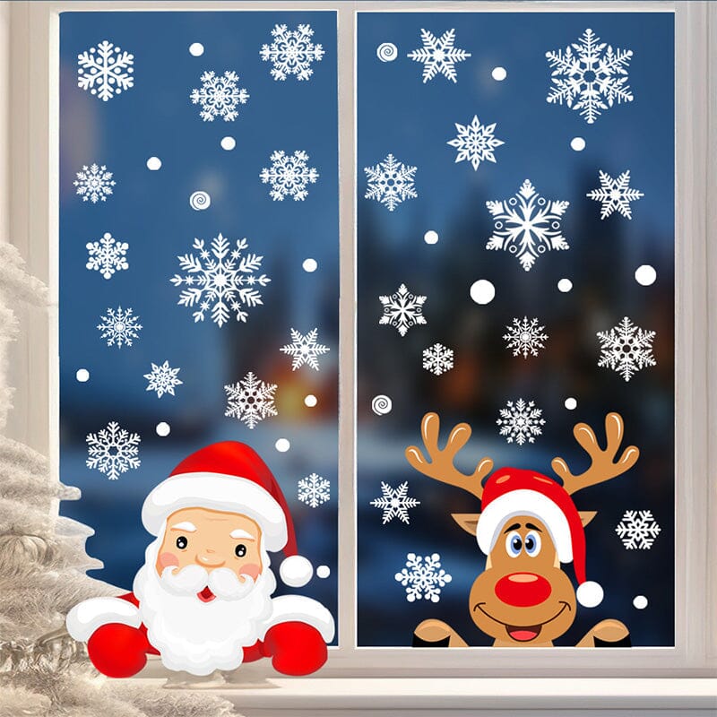 Christmas Static Cling Window Stickers