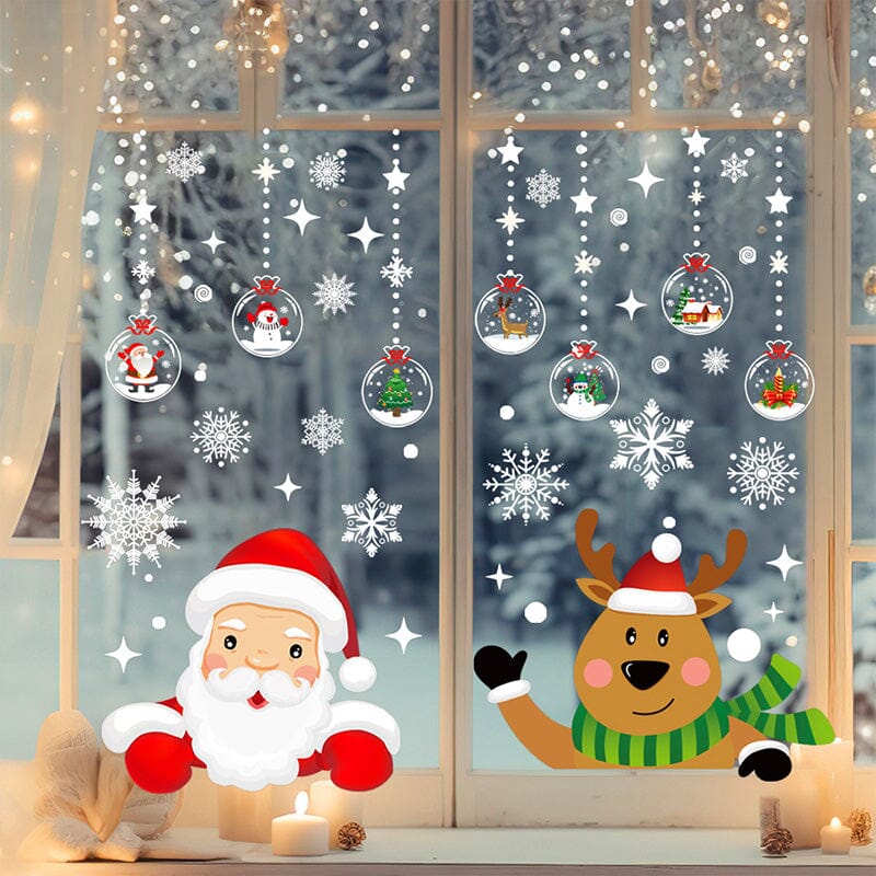 Christmas Static Cling Window Stickers