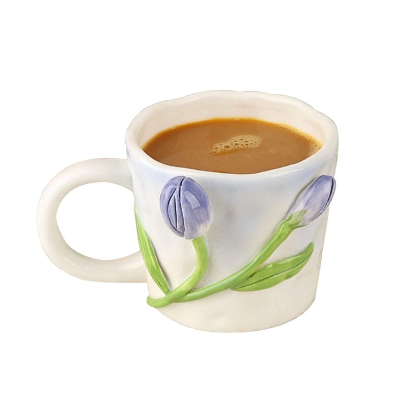 3D Flower Coffee Mug