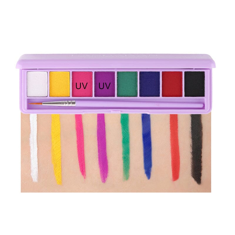 Water-Soluble Fluorescent Makeup Palette