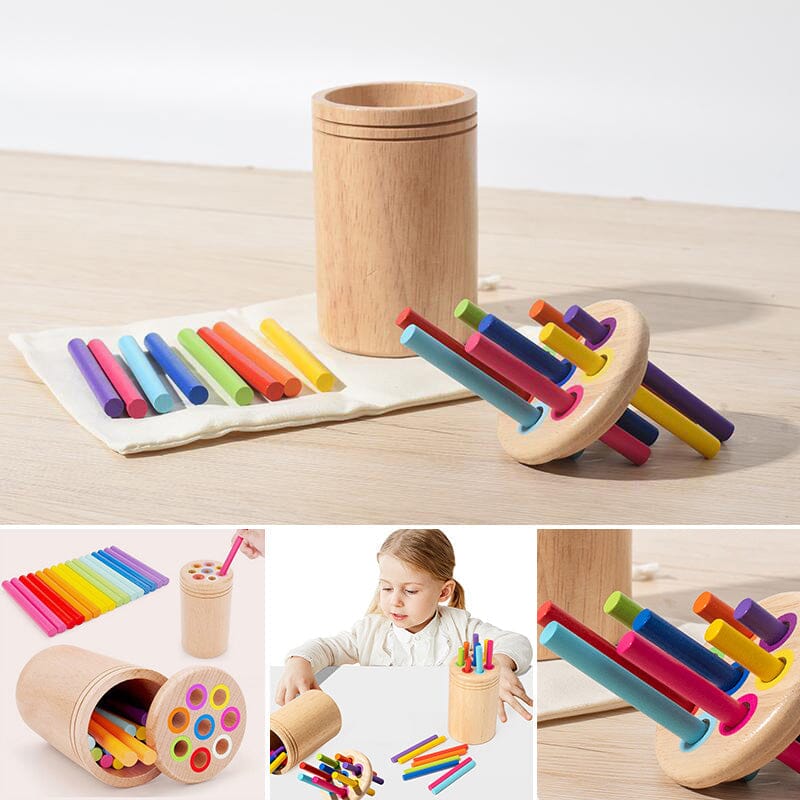 Wooden Montessori Stick Toy