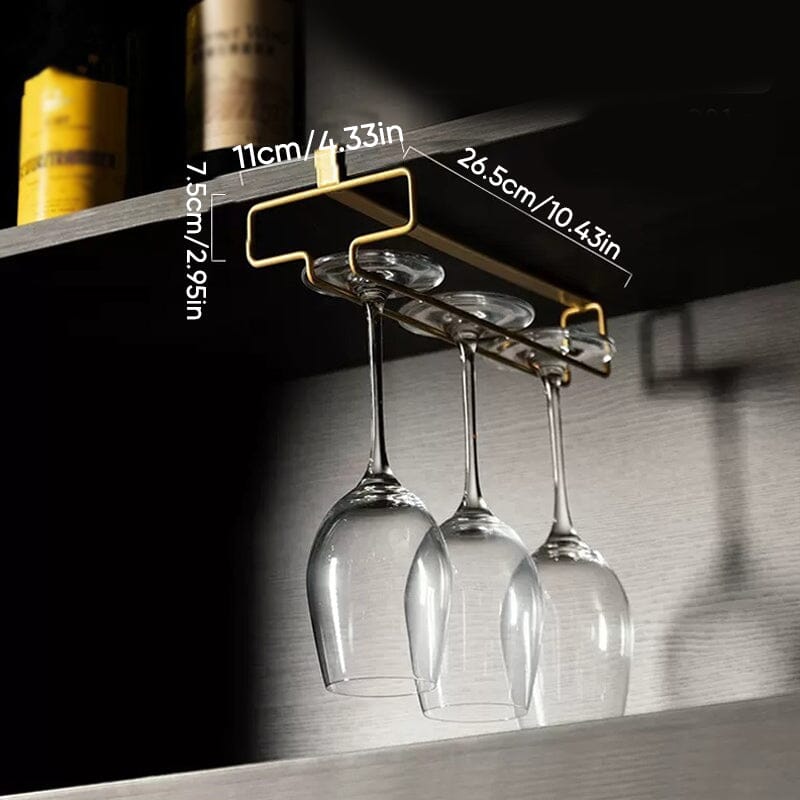 Under Cabinet Wine Glass Holder