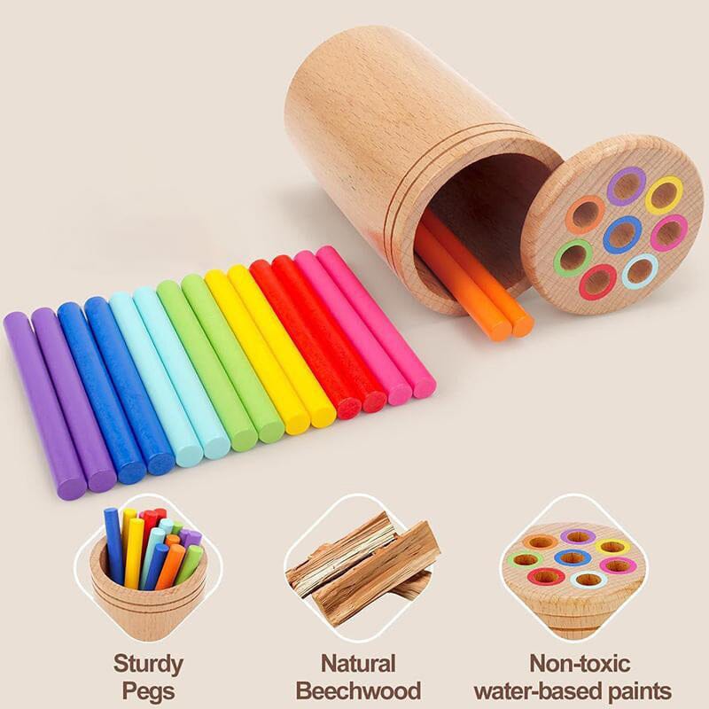 Wooden Montessori Stick Toy