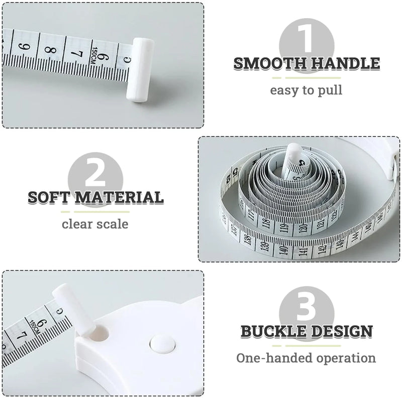 Automatic Rolling Tape Girth Measuring Ruler