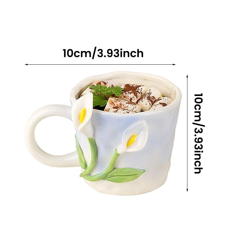 3D Flower Coffee Mug