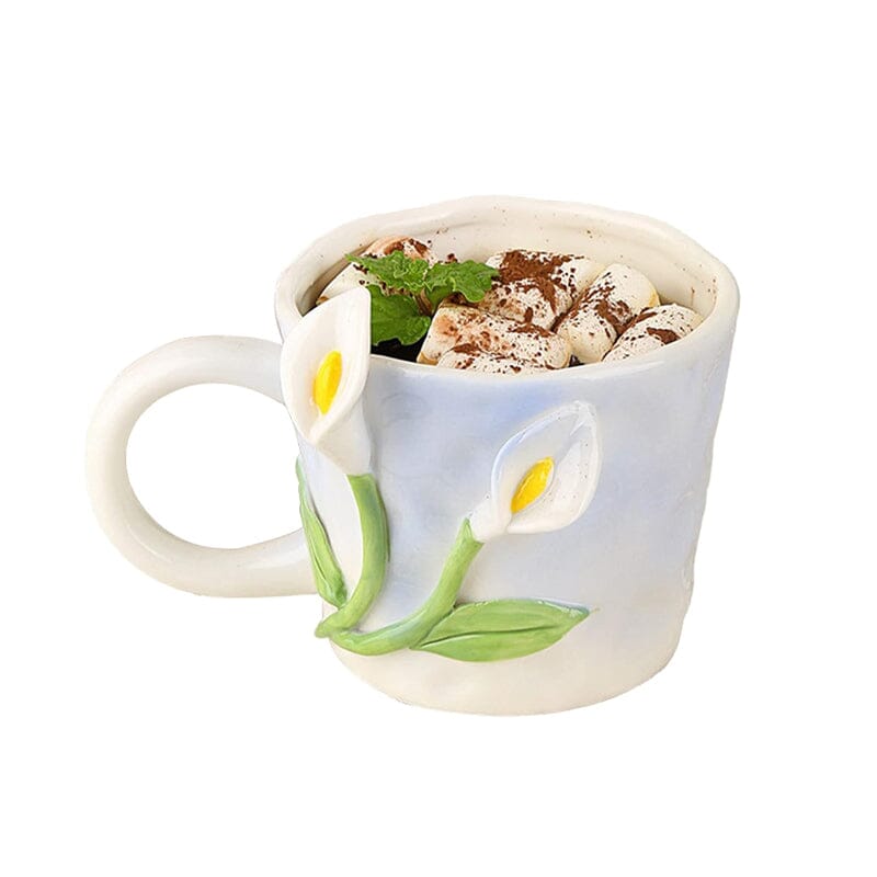 3D Flower Coffee Mug