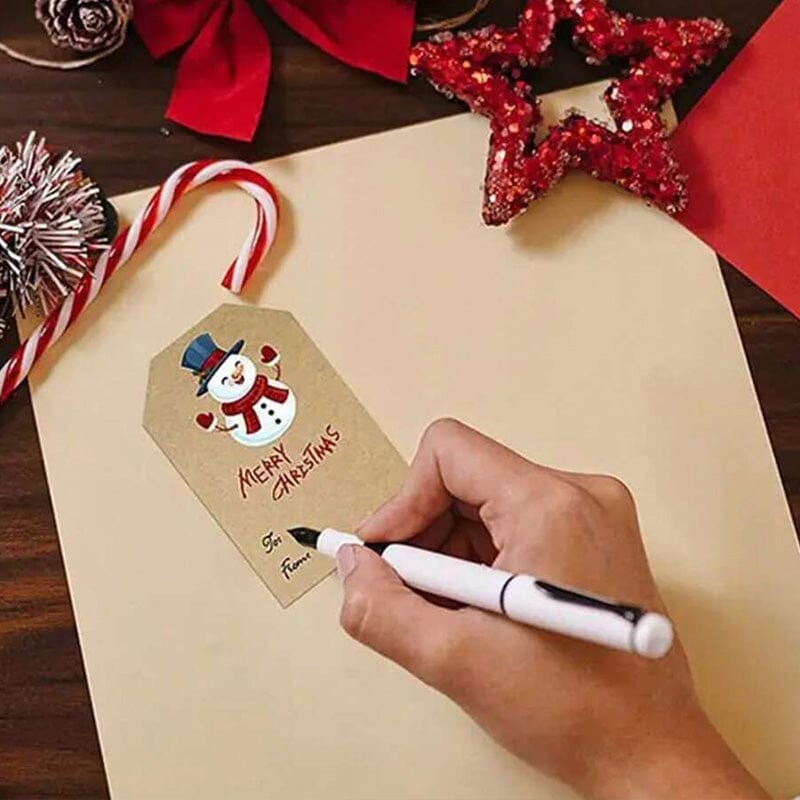 250pcs/roll Christmas Decoration Stickers