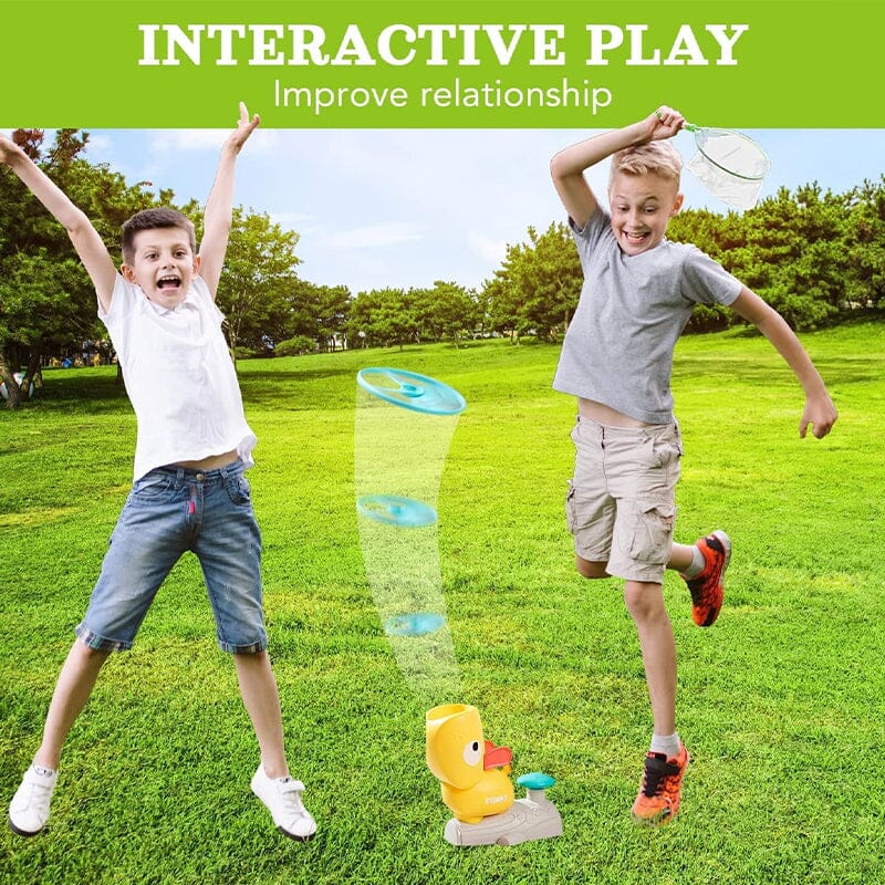 Flying Disc Launcher Toy for Kids