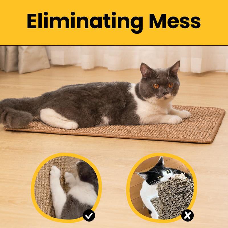 Natural Sisal Cat Scratcher Mat