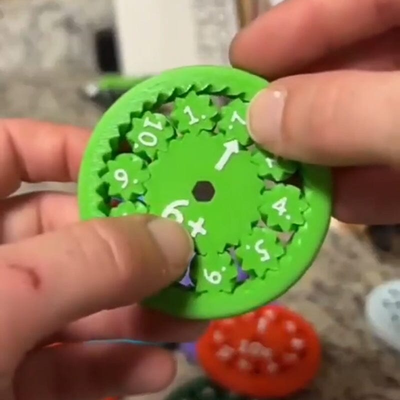 Math Facts Fidget Spinners