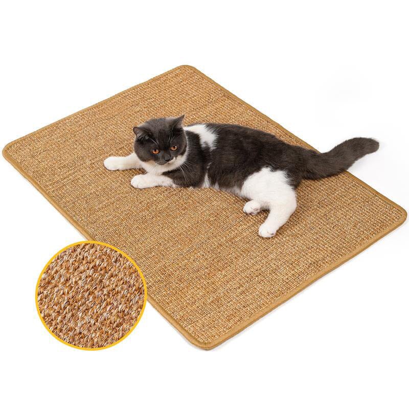 Natural Sisal Cat Scratcher Mat