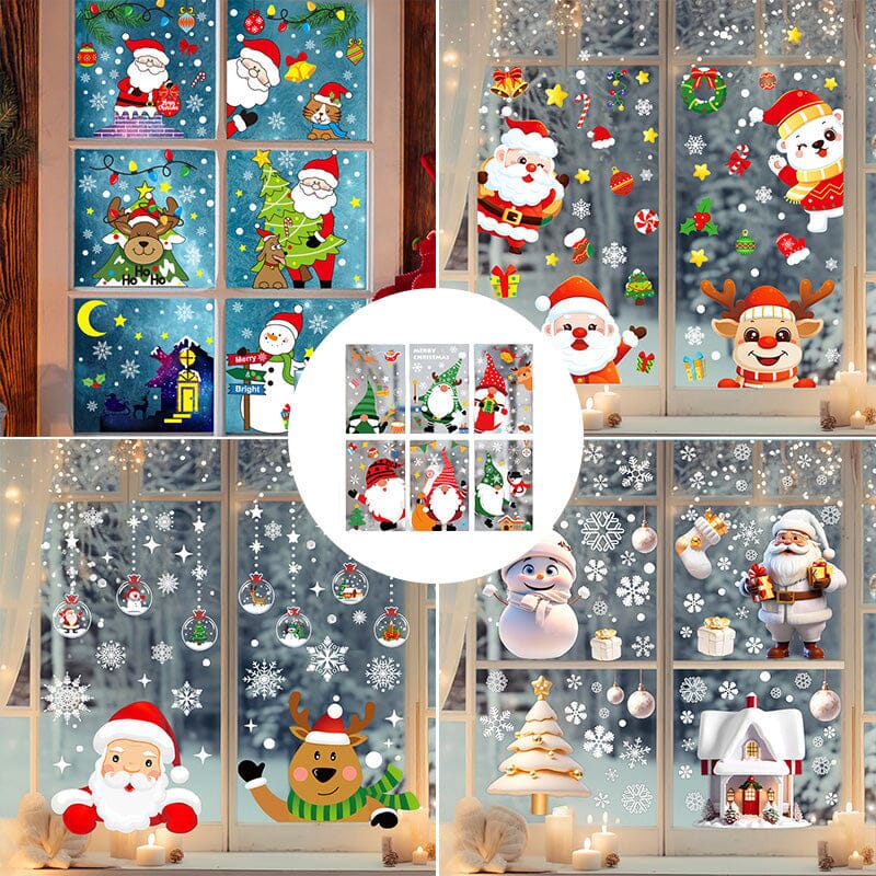 Christmas Static Cling Window Stickers