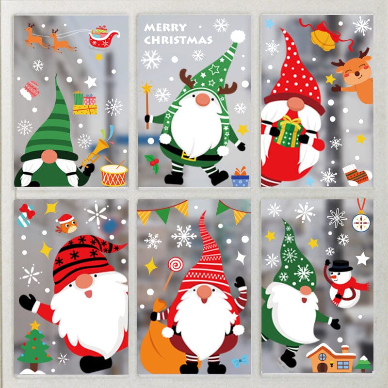 Christmas Static Cling Window Stickers