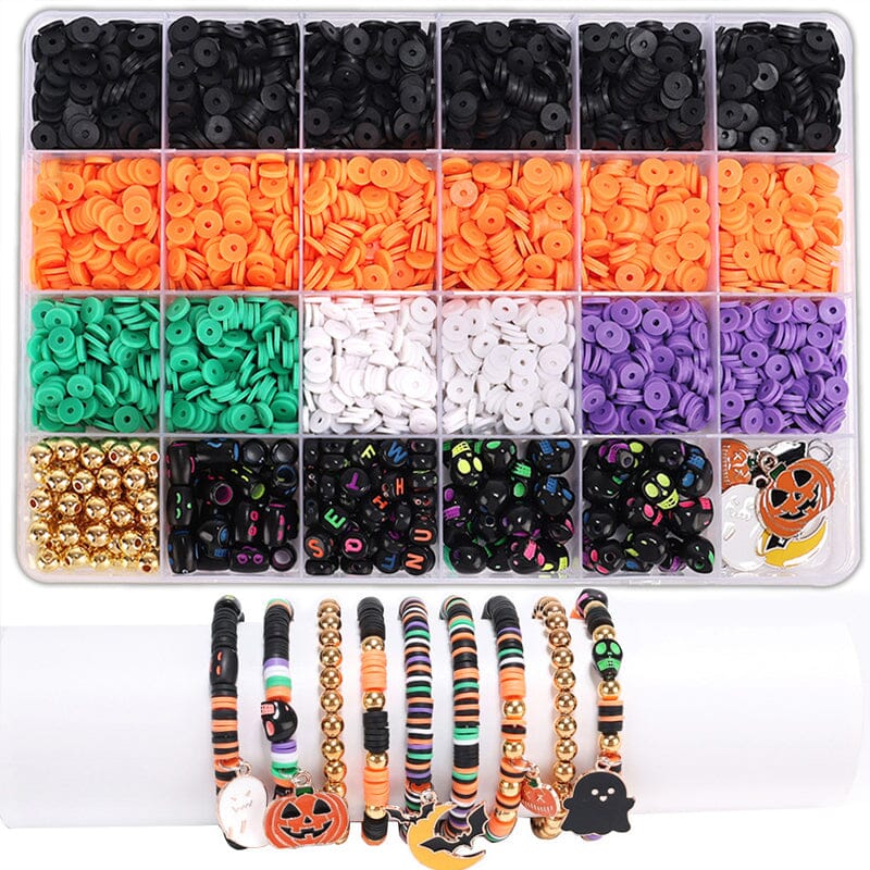 Halloween Themed Beads Bracelet