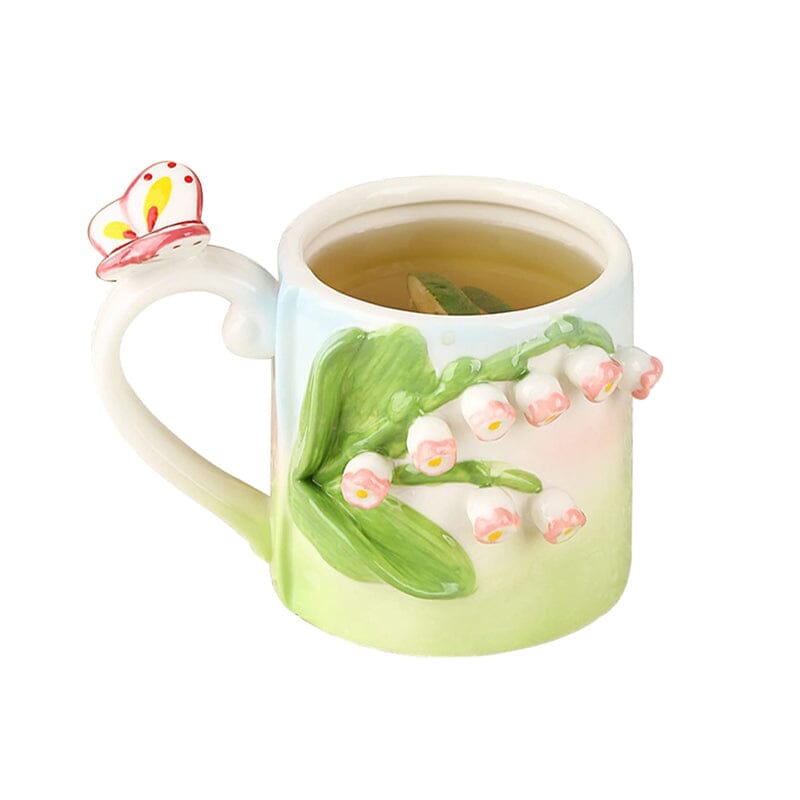 3D Flower Coffee Mug