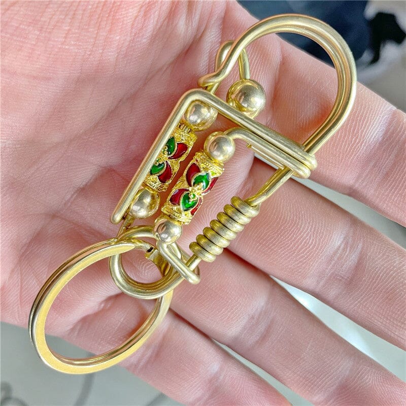 Stainless Brass Keychain