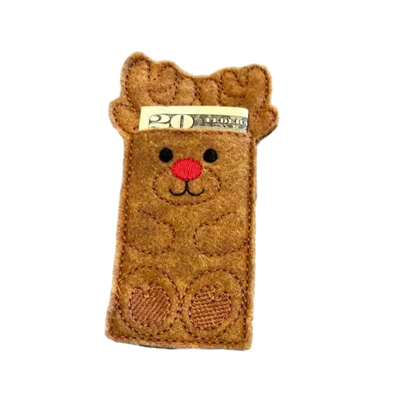 Adorable Reindeer Money Holder Sleeves