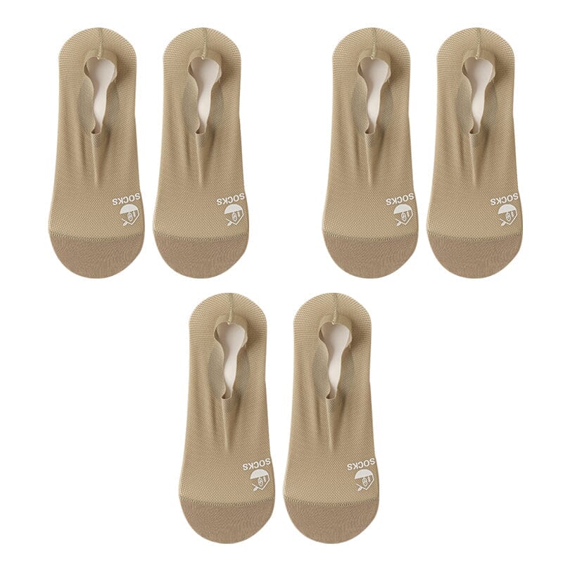 Ultra Thin Liner Non Slip No Show Socks (3 pairs)