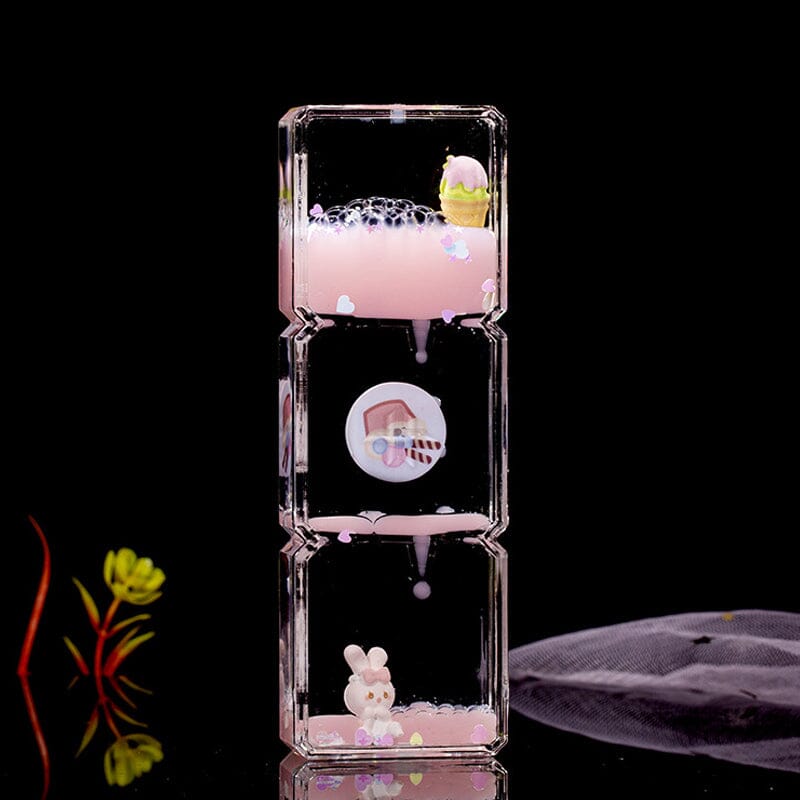 Mini Cartoons Creative Liquid Hourglass