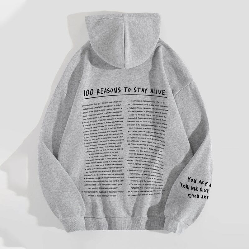 '100 Reasons To Stay Alive' Sweatshirt