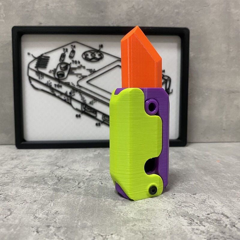 3D Gravity Carrot Knife Decompression Toy