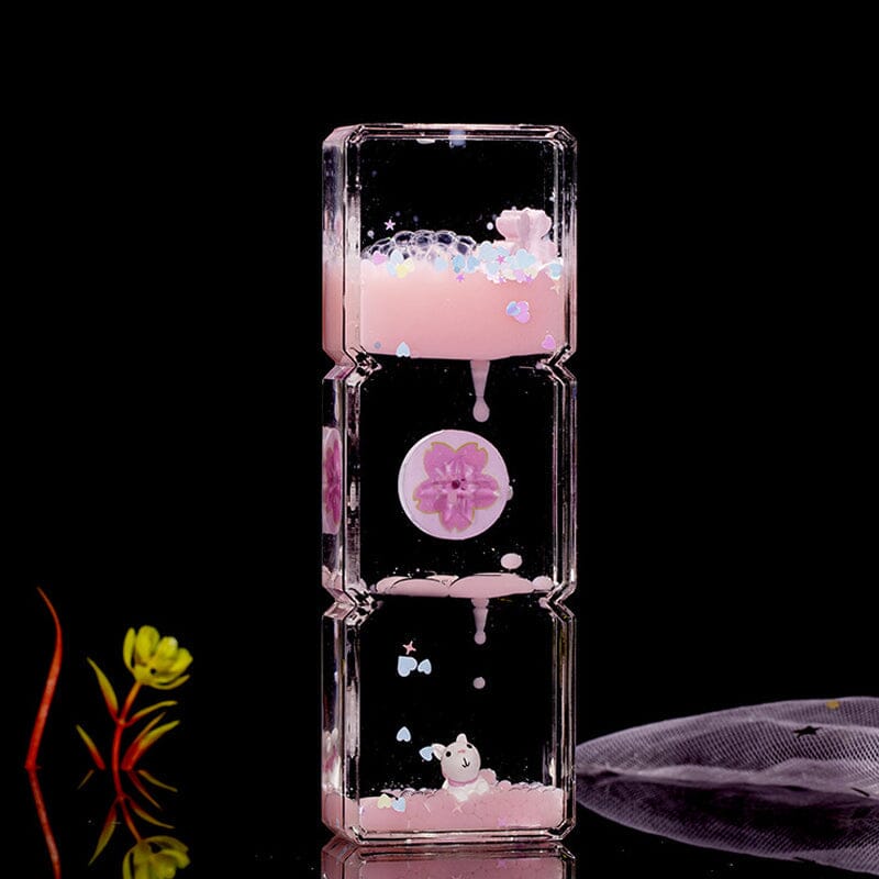 Mini Cartoons Creative Liquid Hourglass