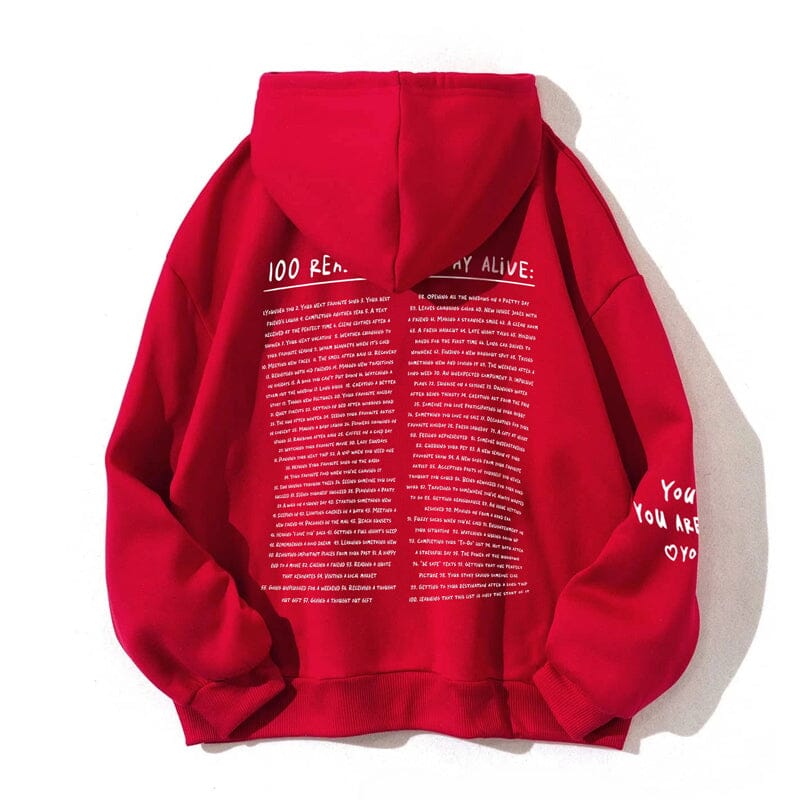 '100 Reasons To Stay Alive' Sweatshirt