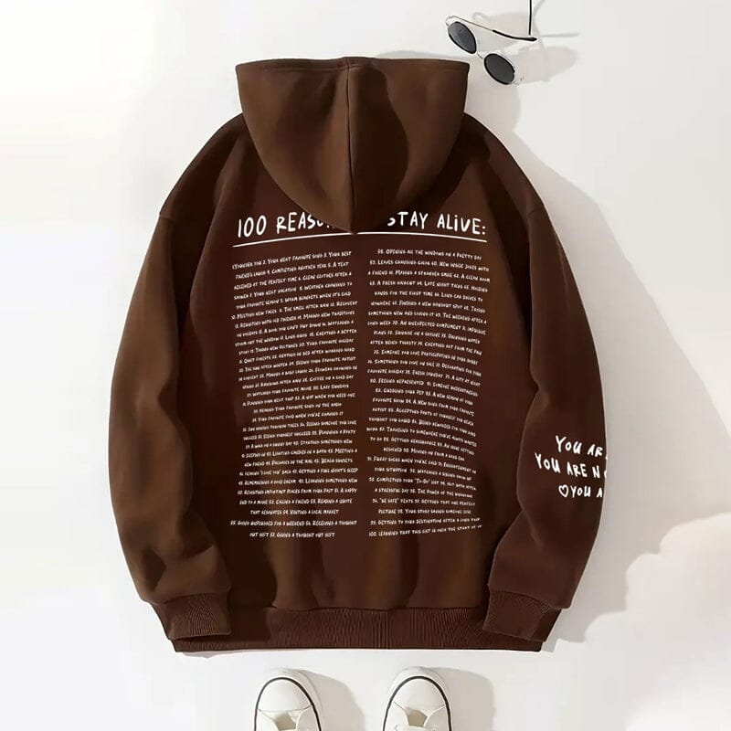 '100 Reasons To Stay Alive' Sweatshirt