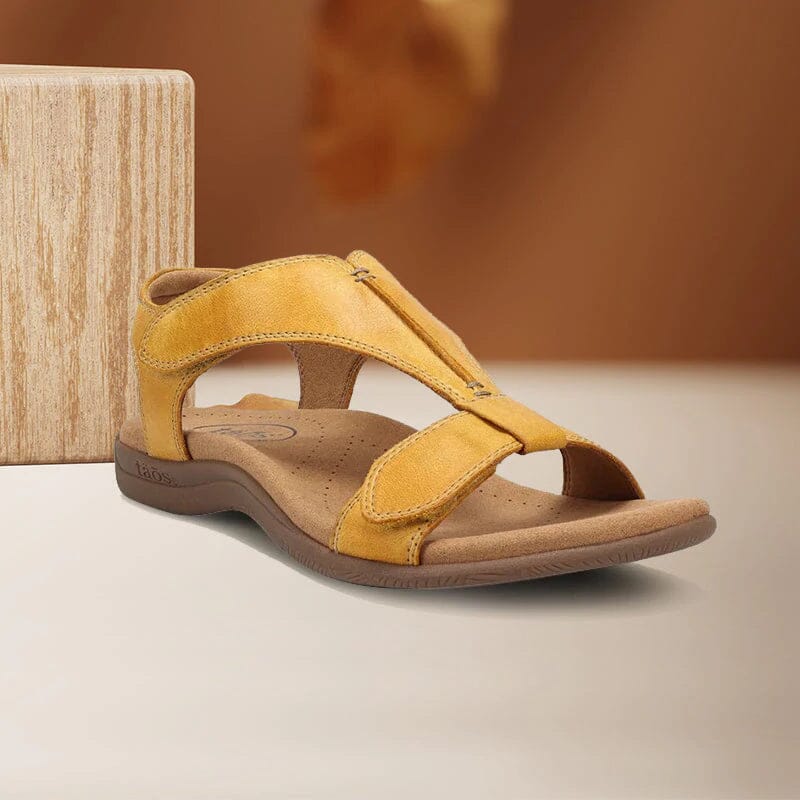 Platform Wedge Velcro Strap Sandals