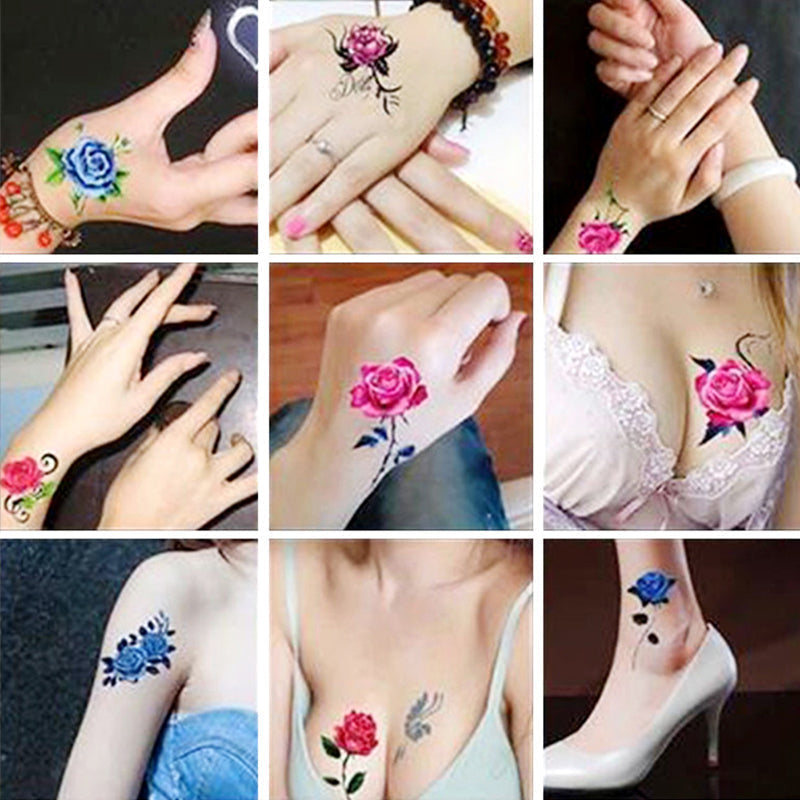 Trendy 3D Tattoo Stickers 50 PCS