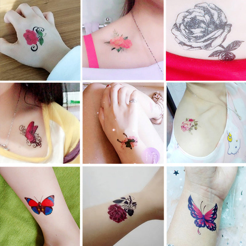 Trendy 3D Tattoo Stickers 50 PCS