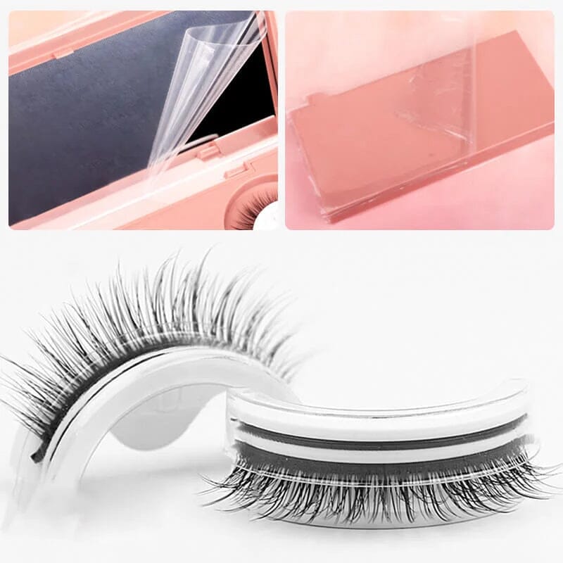 Glue-free Self-adhesive False Eyelashes(3 pairs)