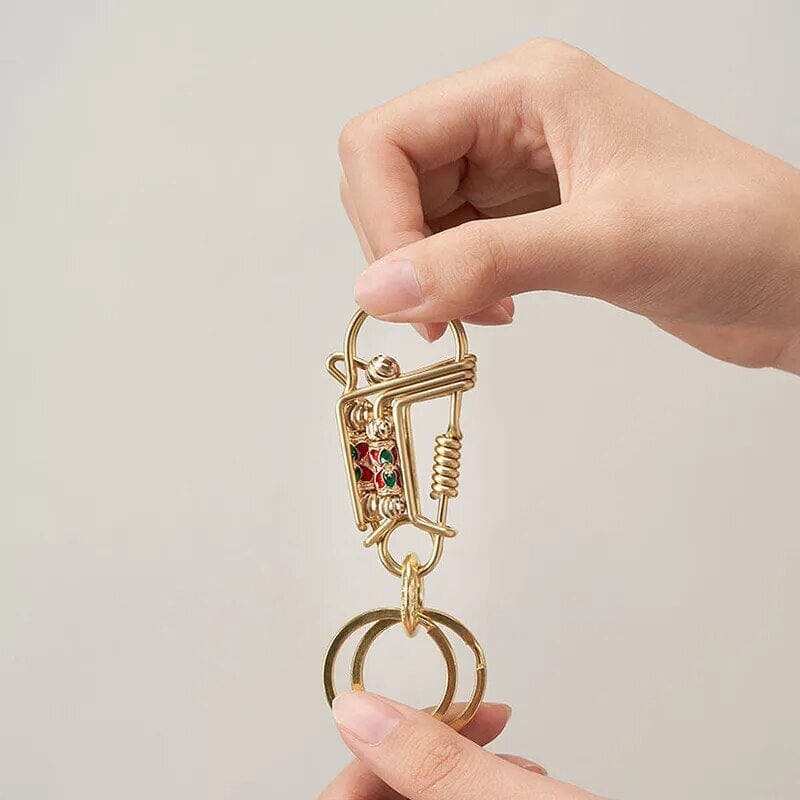 Stainless Brass Keychain