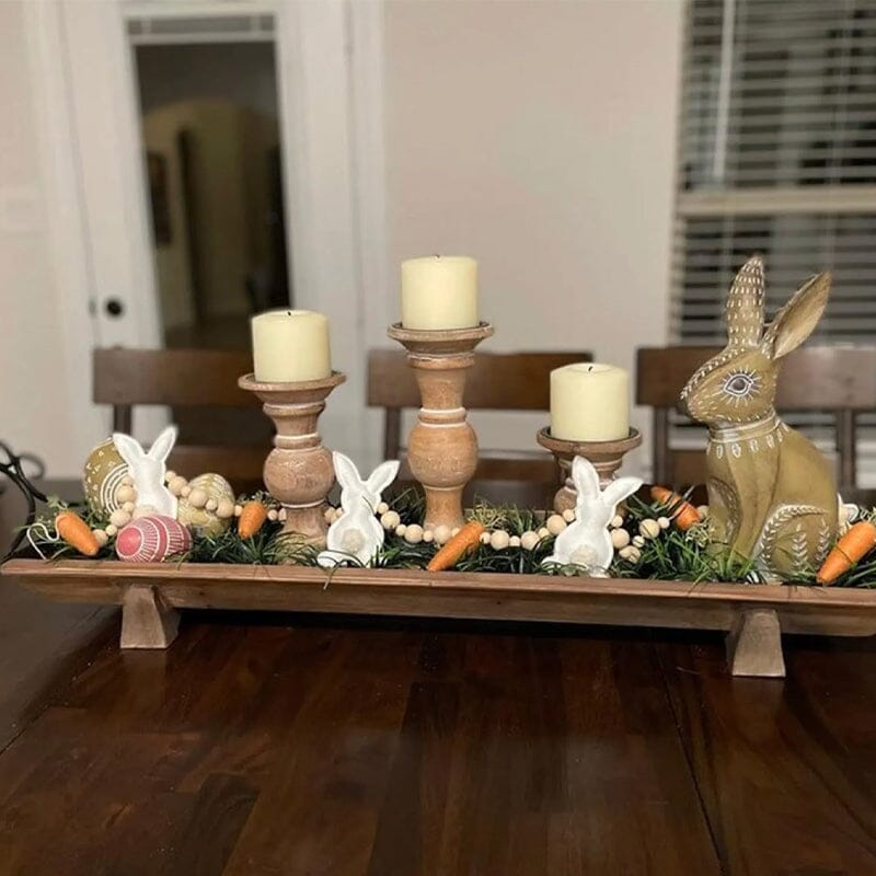 Easter Bunny Carrot Wreath