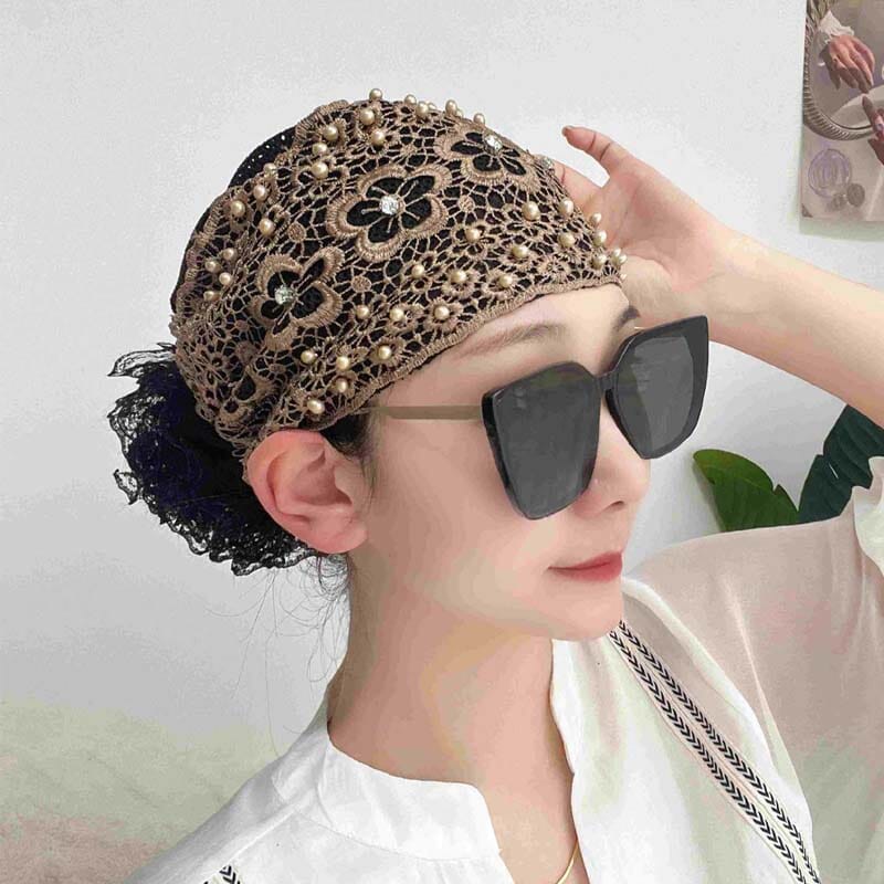 Women's Floral Lace Headwrap